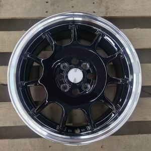 Tiptop <span class=keywords><strong>15</strong></span> pulgadas neumáticos de rueda de aleación del mercado de accesorios 35Mm Offset <span class=keywords><strong>4X100</strong></span> 8X100/114,3 15X7.0J <span class=keywords><strong>llantas</strong></span> con labio de máquina negro - Product Image 4