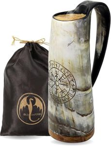 แก้วมักลายฮอร์นดื่มไวกิ้งทำจากทองแดงงานอาร์ตเดคโคแฮนด์เมดเป็นมิตรต่อสิ่งแวดล้อมแบบใช้แล้วทิ้ง - Product Image 5