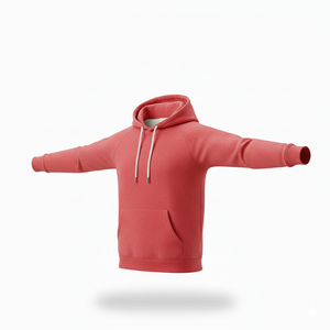 Sweat à capuche d'hiver en molleton 100 % coton de qualité supérieure, écologique, doux, élégant, motif uni, poche avant avec logo, respirant, séchage rapide - Product Image 3