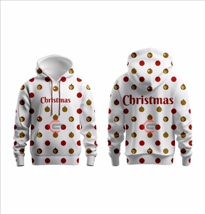 All-Printed 3D Oversized <b>Christmas</b> Logo Hooded Pullover New Fashion Unisex Winter Warm Heavy Weight <b>Men's</b> <b>Hoodies</b> - Product Image 2