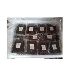 Factory Supply Premium Grade Dried Black Indonesia <b>Vanilla</b> <b>Beans</b> High Quality Gourmet Pods 14-18cm Vacuum Packed 6 Months Shelf - Product Image 1