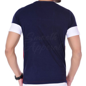 เสื้อยืดผู้ชายคุณภาพสูง เนื้อผ้าคอตตอนผสม นุ่ม ทนทาน ทรงปกติ น้ำหนักเบา แห้งเร็ว เหมาะสำหรับใส่ในฤดูร้อน สไตล์ลำลอง - Product Image 3
