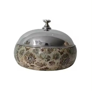 Casserole moderne isolée en acier avec design personnalisé idéale pour les fêtes dans les hôtels du Golfe arabe et le service de table buffet avec couvercle - Product Image 4