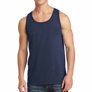 Men's Plus Size Gym Shirts Breathable High Quality Cotton <b>Tank</b> <b>Tops</b> for Fitness Training Wholesale Undershirt <b>Knitted</b> - Product Image 2