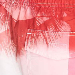 Pantalones cortos de verano de algodón 100% de alta calidad para hombre, logotipo personalizado, sublimación, Cintura elástica de secado rápido, estilo informal, patrón sólido - Product Image 4