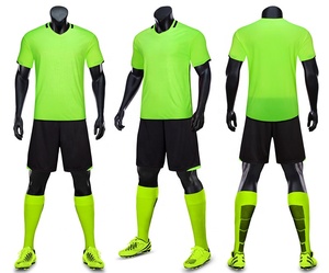OEM Customizable Breathable Soccer Uniform Set Unisex Football Wear with <b>Name</b> Team Customized Color Design Wholesale for Adults - Product Image 4