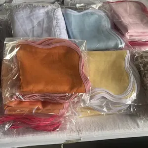 Servilletas de lino a granel, Servilletas reutilizables de comedor, Servilletas individuales, Servilletas rosas de rubor suavizadas de diferentes tamaños