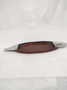 Bandeja rectangular de madera de haya para té/café, plato para cenar, artesanía en madera, estilo japonés. - Product Image 6