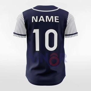 Camiseta de Béisbol Personalizada 100% Poliéster para Hombre, Talla Adulto, Transpirable, de Secado Rápido, Antibacteriana, Ropa Deportiva con Estampado por Sublimación - Product Image 2