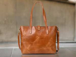 Sac fourre-tout multifonctionnel de luxe en cuir Ladys Sacs à main en cuir véritable Sacs fourre-tout en cuir pour femmes LTB-0042 - Product Image 3