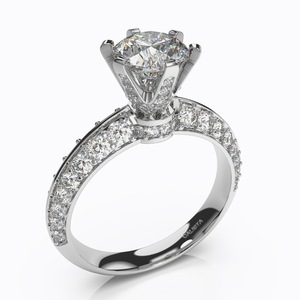 Anillo solitario de Plata de Ley 925 CZ de estilo clásico, anillo de boda de compromiso atemporal para mujer para fiestas personalizable OEM ODM - Product Image 5