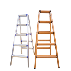 Gấp nhôm thang cho hộ gia đình thư viện siêu thị nhà công nghiệp sử dụng nhà bếp ghế đứng hiện đại EN131 tiêu chuẩn - Product Image 3