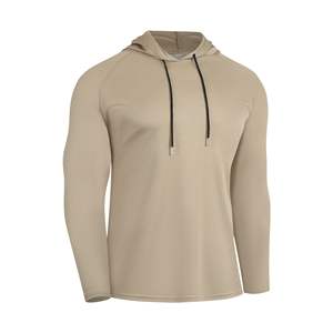 Sudadera con Capucha de Punto para Hombre, de Secado Rápido, Transpirable, de Manga Larga, Informal, para Correr, Entrenamiento Físico, OEM/ODM - Product Image 3