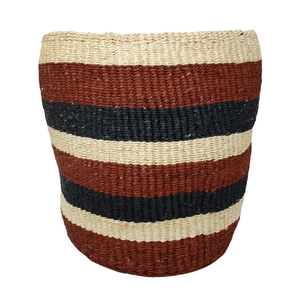 ตะกร้าแอฟริกันสำหรับตกแต่งทำด้วยมือ,ตะกร้าใส่พืชสไตล์โบโฮผลิตในเวียดนามปี100% - Product Image 3