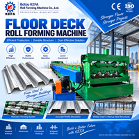 Machine de formage à froid pour la production de panneaux de plancher en tôle d'acier galvanisé