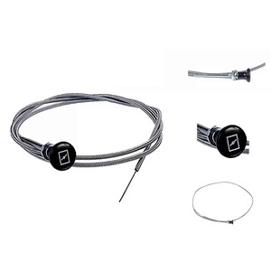 Embrague de motocicleta Universal giratorio 237, conducto de 60 \ "con 2-3/4 \" de viaje, Cable de estrangulador interno de 63 \ "Hecho de aleación de aluminio - Product Image 1