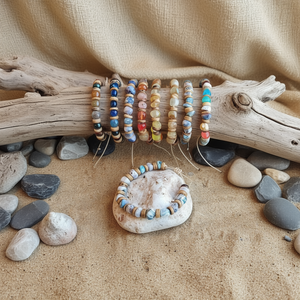 Trendy Gold-Plated Boho Fashion Beaded <b>Bracelets</b> with Colorful Stone <b>Beads</b> for Retail Resale - Product Image 3