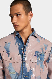 Veste en jean de style vintage de haute qualité pour hommes pour l'hiver, décoration de broderie décontractée - Product Image 6