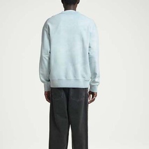 Vente en Gros Logo Personnalisé 100% Coton Sweat Basics Surdimensionné Hommes Vintage Crewneck Acid Washed Out Sweat à Capuche Jumper Pull pour Hommes - Product Image 5