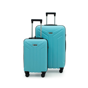 Ensemble de valises Petra Lux en ABS 2 pièces, grande et petite, avec roulettes - Bleu, unisexe adulte - Product Image 6
