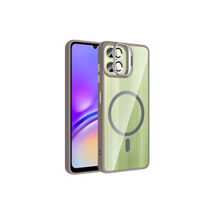 Étui de chargement magnétique M-Safe SNEL Etro Series pour Samsung Galaxy A06 avec béquille et protection d'objectif en silicone compatible - Product Image 1