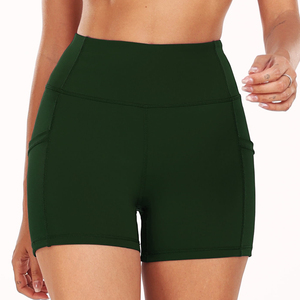 Gran oferta de pantalones cortos para mujer, entrenamiento físico sin costuras, ropa atlética de cintura alta, pantalones cortos de gimnasio con glúteos acanalados para mujer, conjunto de Yoga - Product Image 1