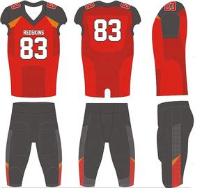 Conjuntos de Uniformes Deportivos de Fútbol Americano Personalizados para Hombre, Transpirables, de Manga Corta, Cómodos, Sublimados - Product Image 6