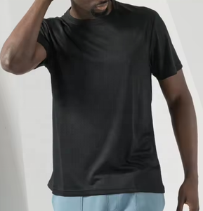 Camisetas de Hombre Estilo 2025, Colores Personalizados, Secado Rápido, Alta Calidad, Manga Corta, 100% Poliéster, Tejido Sólido, Logotipo Personalizado - Product Image 3