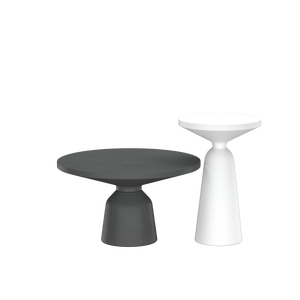 Offre Spéciale Table à manger en béton ronde moderne Meubles en ciment légers et durables pour la décoration de salon intérieur - Product Image 4