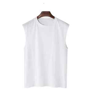 Débardeurs Homme Personnalisés OEM de Haute Qualité pour Musculation en Coton/Bambou – Légers, Respirants, Écologiques, Séchage Rapide, Imprimés - Product Image 1