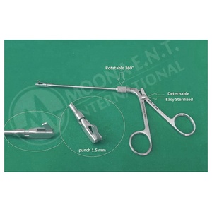 Pinza Quirúrgica ENT Backbiter Antrum de 1.5 mm, Manual, Giratoria 360°, Totalmente Desmontable, Reutilizable, de Acero Inoxidable - Product Image 1