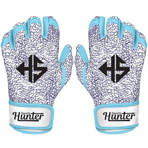 Guantes de bateo de softbol con logotipo personalizado de alta calidad Guantes de bateo de béisbol transpirables personalizados Puño corto - Product Image 1