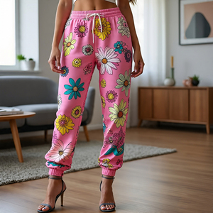 Sublimation Sweat Pants Women's Causal <b>High</b> <b>Waist</b> Fitness Sports Lightweight Slim Fit Jogger <b>Trouser</b> Pants Ladies - Product Image 6