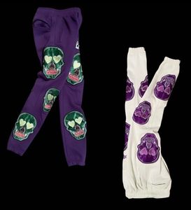 Ensemble de deux pièces de survêtements lourds pour hommes personnalisés par OEM ensembles de pantalons de survêtement avec patch de broderie et de sweat à capuche délavé à l'acide - Product Image 3