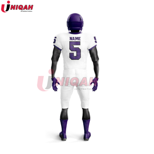 Camisetas de Fútbol Americano Personalizadas XL, Transpirables, de Poliéster/Algodón, Impresión por Transferencia de Calor, Ropa Deportiva Americana de Alta Calidad, Calidad Única - Product Image 3