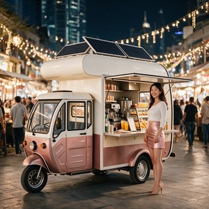 รถเข็นขายกาแฟโรสลาเต้เกรดเชิงพาณิชย์ พร้อมเครื่องชงและน้ำเชื่อมกุหลาบ สำหรับงานเทศกาลกาแฟตุรกี - Product Image 3