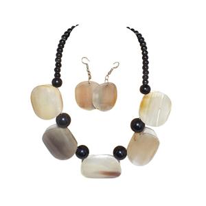 Buffalo Horn Statement <b>Necklaces</b> for Women Jewelry Horn Pendant Multi Tone Teak Horn <b>Boho</b> Tribal Collar Statement <b>Necklace</b> - Product Image 4