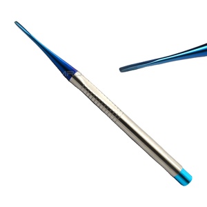 Dental Luxating Tooth <b>Elevators</b> Root Socket PDL Oral Surgery Precise Tip Plasma Coated Stainless Steel CE - Product Image 1