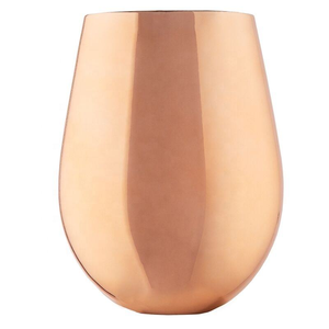 Verre de cuivre écologique de luxe fait à la main avec finition en cuivre lave-vaisselle prix bas-Saniya Handicraft Fournisseur - Product Image 6