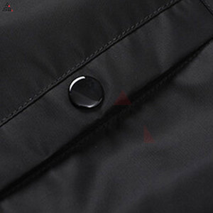 Custom Made Sporty <b>Canvas</b> Bomber <b>Jacket</b> for <b>Men</b> Winter 100% Cotton Breathable Solid Stand Collar Front Logo Best Selling - Product Image 2