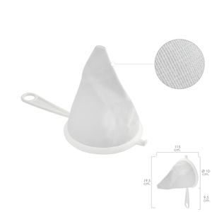 Colino in tessuto di flanella con telaio in plastica Ø 10 cm. - Product Image 1
