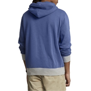 Fábrica de ropa personalizada al por mayor de alta calidad de algodón hombres Sudadera con capucha lisa de peso pesado Sudadera con capucha Lisa a granel - Product Image 2