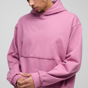 Sudadera con Capucha Personalizada para Hombre, con Logotipo Impreso Personalizado, Color Sólido, Gruesa, Cómoda, Estilo Urbano Básico - Product Image 6