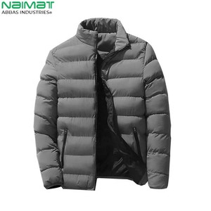 Chaqueta Acolchada con Capucha para Hombre, Talla Grande, Transpirable, Cuello Alto, Impermeable, Resistente al Viento, Ecológica, Personalizada con Letras - Product Image 6