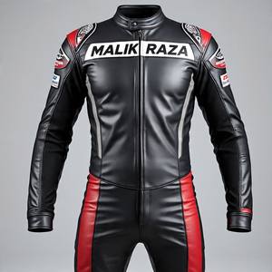 Combinaison de moto en cuir à protection complète étanche et personnalisée pour hommes et femmes - Product Image 1