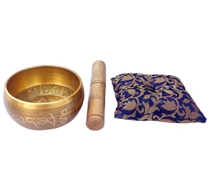 Bol chantant en métal artisanal, simple, une cloche chantante pour la décoration, le yoga, la méditation et la guérison - Product Image 3