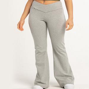 Pantalons d'entraînement pour femmes Gym confortable en cours d'exécution taille élastique couleur unie Leggings pour femmes fournisseur de BD - Product Image 5