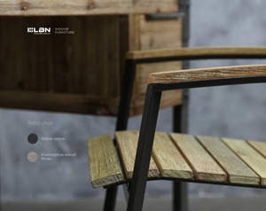 Silla de comedor de madera de estilo rústico moderno con respaldo de tela de peluche para el hogar, oficina, escuela, Hotel, restaurante, cafeterías Nórdicas - Product Image 5