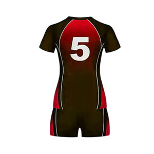 Conjunto de uniformes de voleibol personalizados de alta calidad superventas, diseño profesional impreso Technics al por mayor - Product Image 5