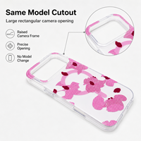 Coque pour 17 Pro Max en TPU+TPE, design cartoon, transparente, anti-jaunissement, résistante aux rayures, protection OEM/ODM en gros